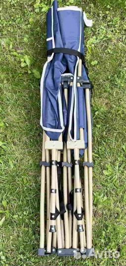 Раскладушка туристическая, многоножка, усиленная