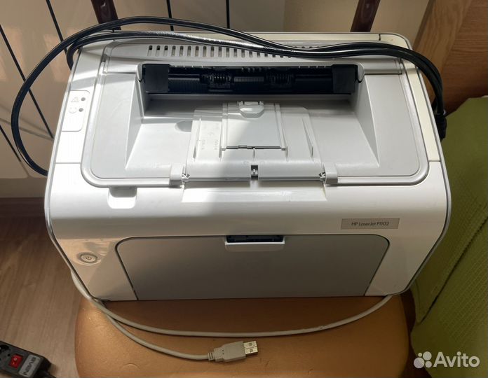 Принтер лазерный HP Laserjet P1102, чёрно-белый
