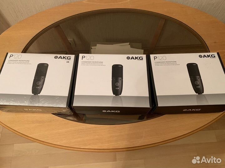 Студийный микрофон akg p120 новый