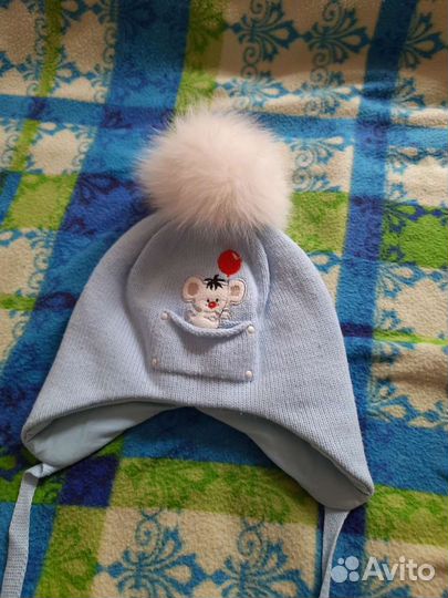 Шапка теплая, зимняя