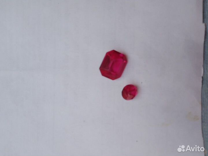 Рубины с советских колец