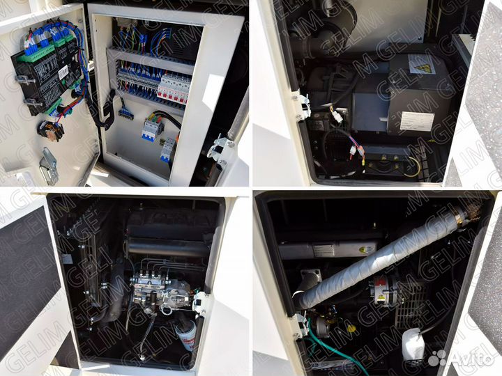 Дизельный Генератор gelim еврокожух 100