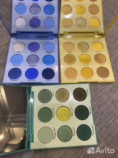Палетки теней colourpop