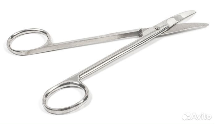 Ножницы хирургические изогнутые L150мм. П-Н-58