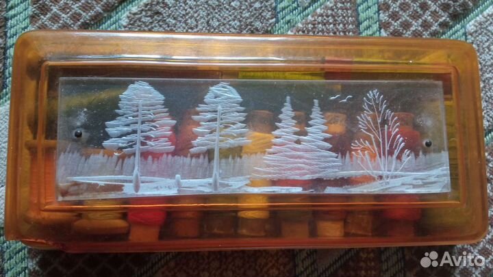 Шкатулка с нитками СССР