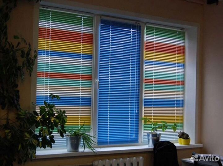 Жалюзи (рулонные, вертикальные, горизонтальные)