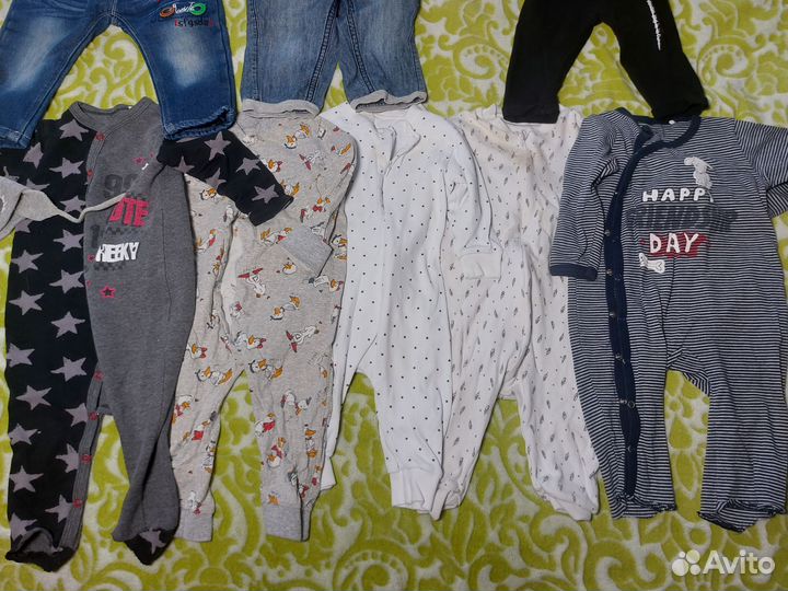 Детская одежда для мальчиков 74 80 пакетом