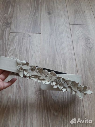 Ремень кожа натуральная Италия р.75см