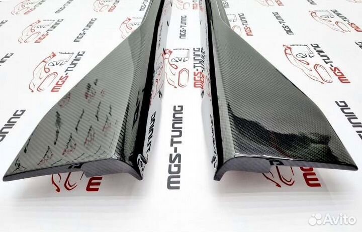 Пороги на BMW M4 G82 M Performance карбон