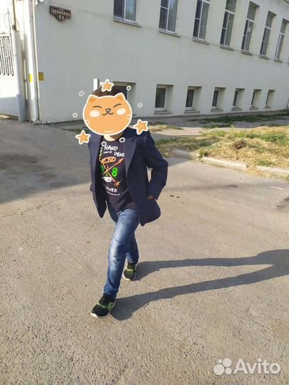 Пиджак школьный для мальчика 122-134