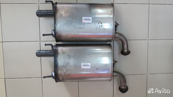 Левый (второй) глушитель Toyota Camry V50/55