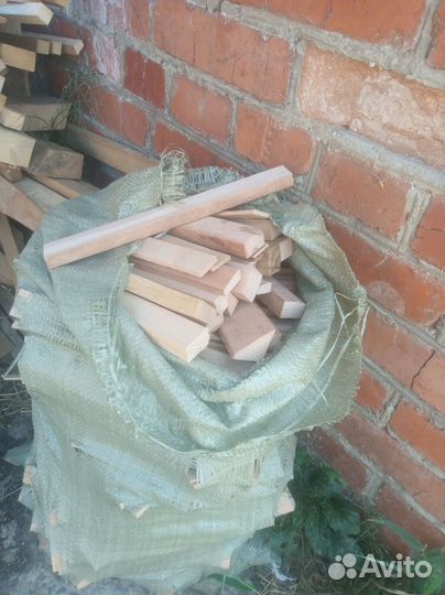 Дрова в мешках