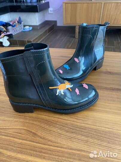 Резиновые сапоги dripdrop keddo couture
