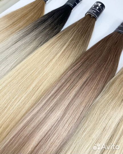 Натуральные волосы омбре