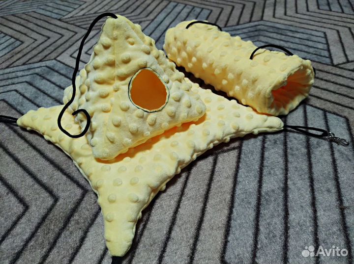 Мягкие домики, гамаки, трубы для крыс, хомяков