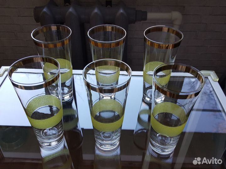 Стаканы бокалы СССР праздничные