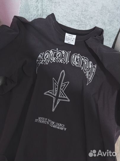 XL и L лонгслив satan club (cmh vsrap)