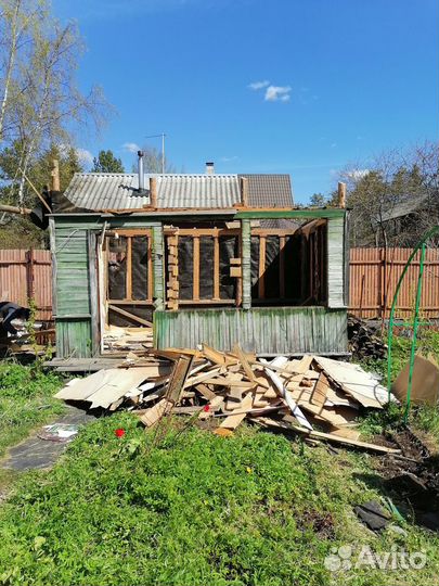 Снос, демонтаж дачных домов, фундамента, сараев