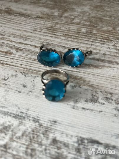 Серьги кольца