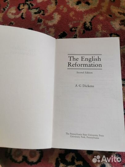 English reformation A.G. Dickens