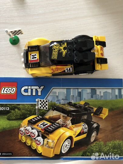 Lego City 60113. Гоночный автомобиль