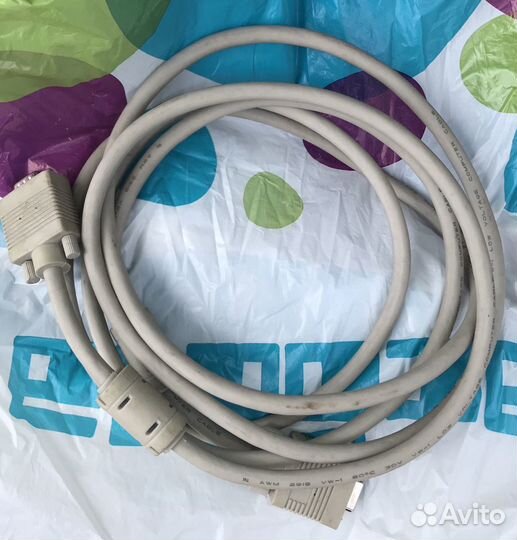 Кабель vga m - vga f