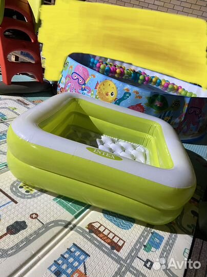 Детский надувной бассейн intex