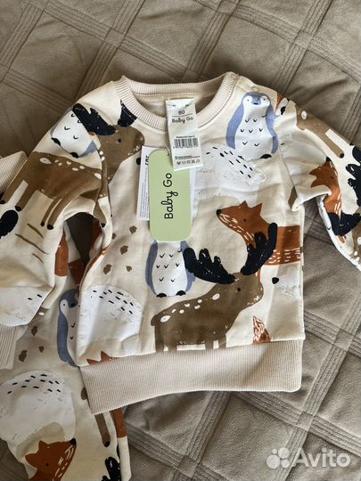 Костюм теплый на мальчика 80