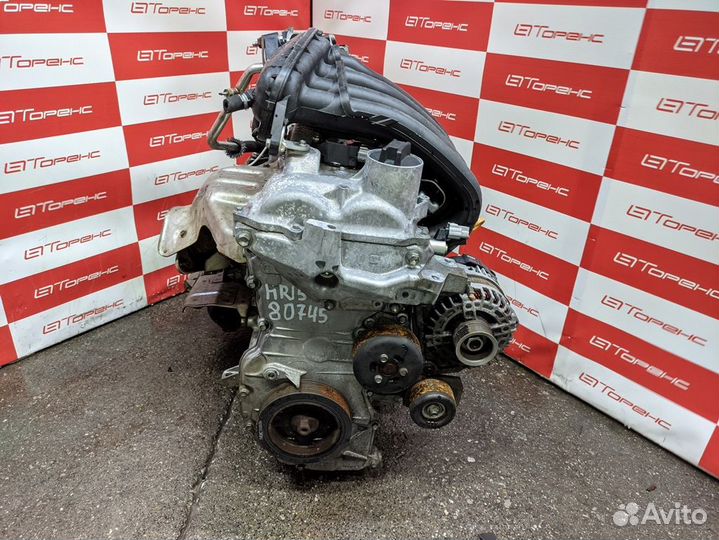 Двигатель nissan cube/wingroad/note HR15DE