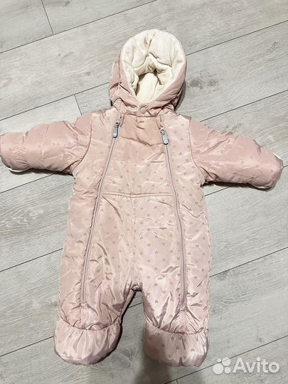 Детский зимний комбинезон на девочку 68
