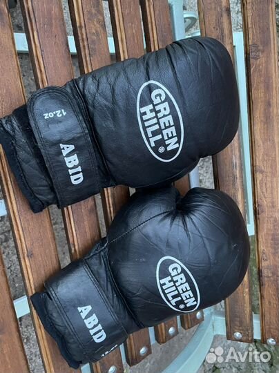 Боксерские перчатки green hill 12 oz
