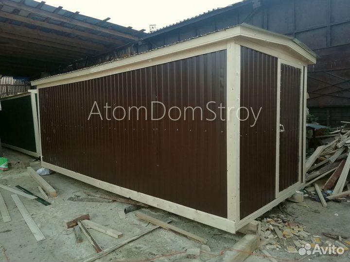 Бытовка металлическая хоз блок / С гарантией