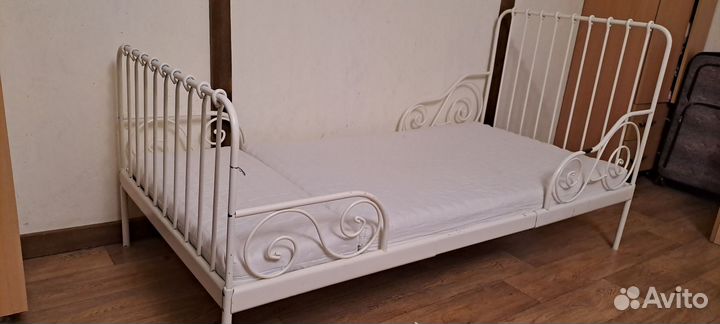 Детская кровать IKEA раздвижная сундвик