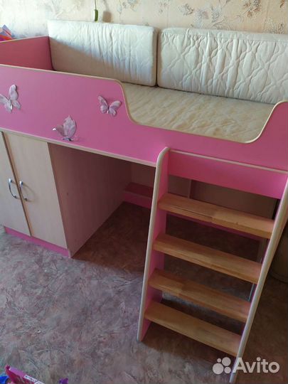 Детская кровать чердак