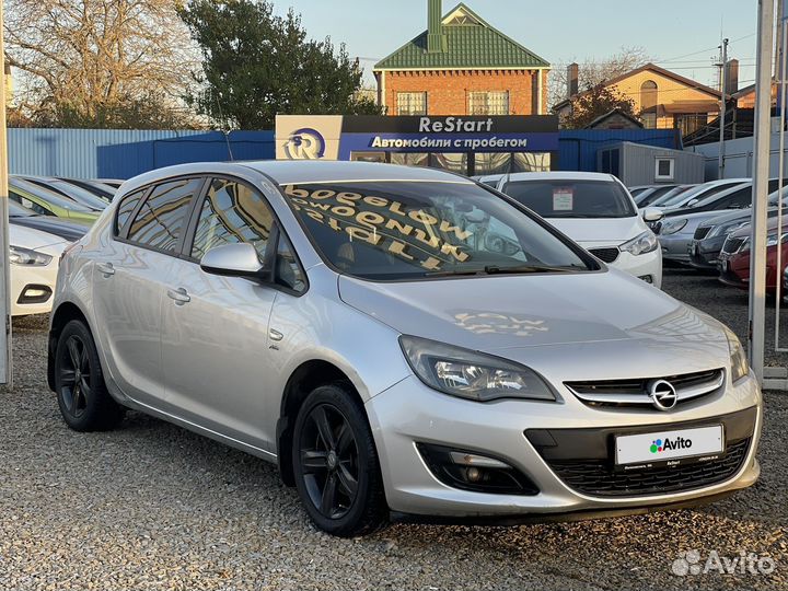 Opel Astra 1.6 МТ, 2014, 190 000 км