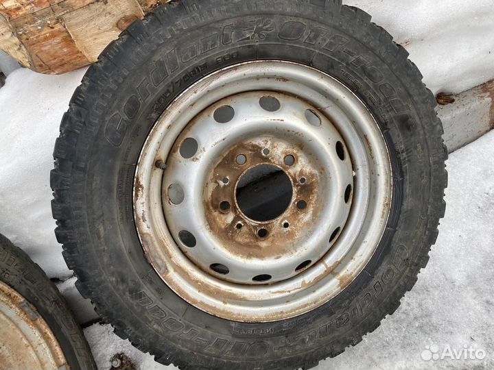 Шины и диски Cordiant 205/70/r15 off road 5х139.7