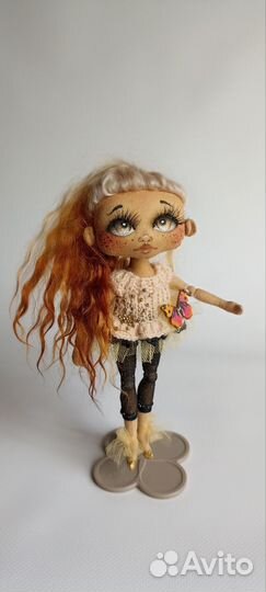 Текстильная интерьерная кукла
