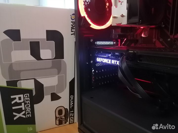 Пушка Ryzen-5 + RTX 3060 12 Gb мощный игровой
