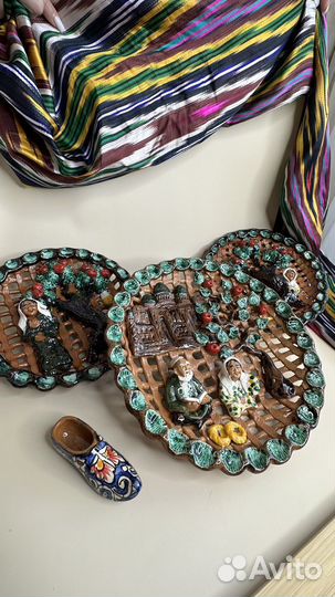 Блюдо сувенирное узбекское