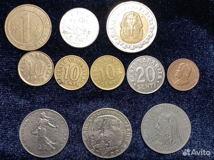 Деньги, бумажные, монеты