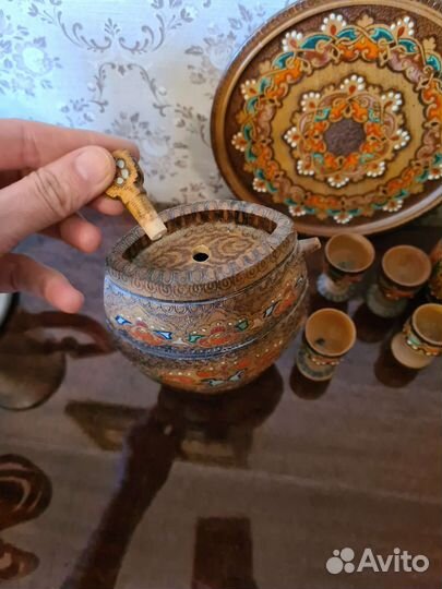 Деревянная фляга бочонок 20 век