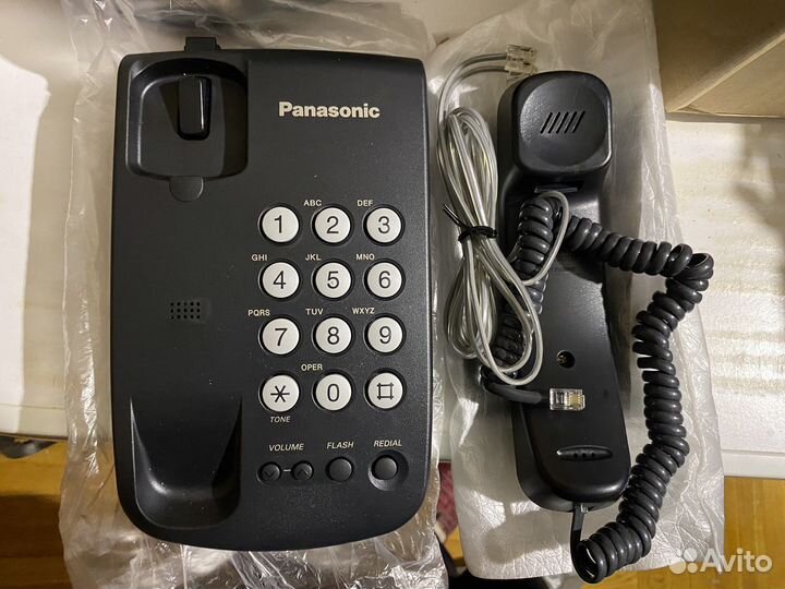 Телефон Panasonic KX-TS5MX-B черный