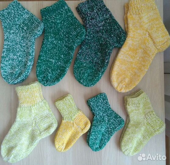 Шерстяные носки для всей семьи