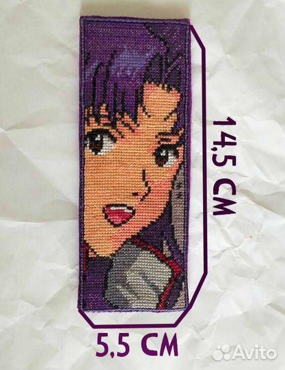 Вышивка Мисато Кацураги (Евангелион)