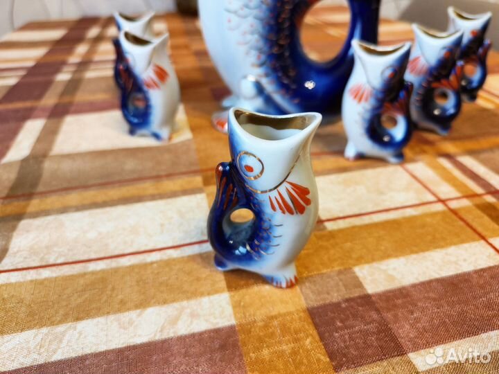 Коньячный набор рыбки СССР