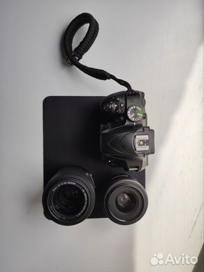 Nikon d3300 + 2 объектива+допы (пробег 8889)