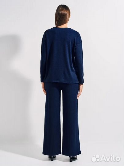 Костюм двойка, женский, 44-46, новый, синий