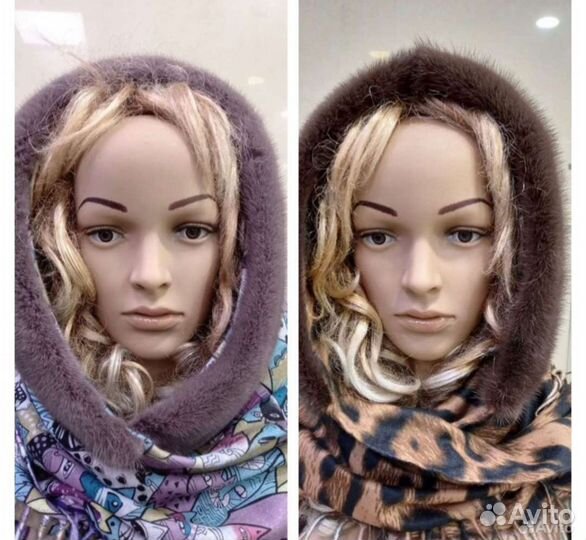 Платок косынка кашемир с норкой