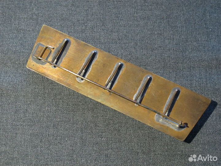 Колодка, планка на 5 награды. Кресты, медали