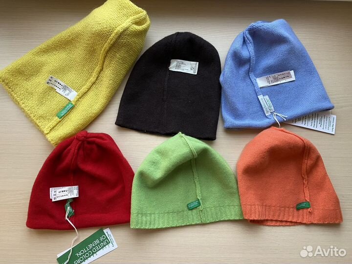 Шапка, шарф, митенки united colors of benetton